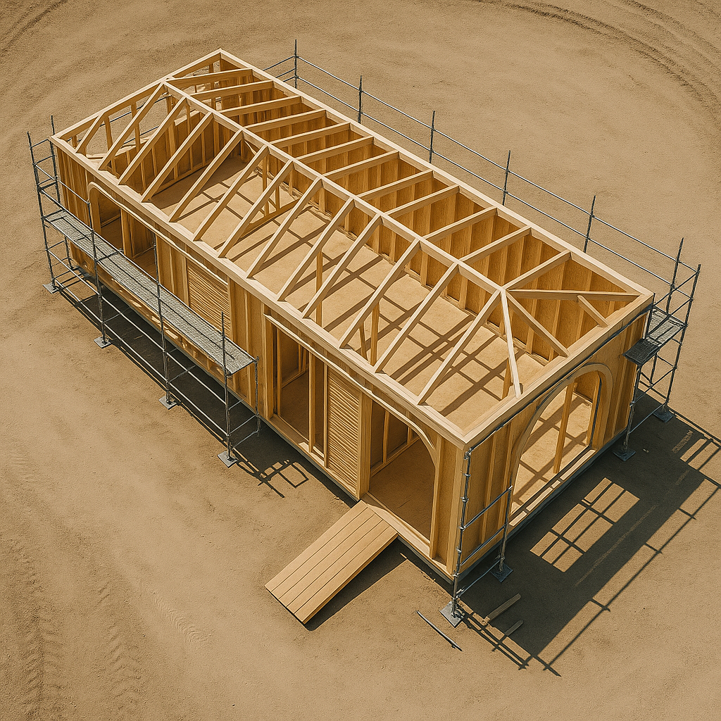 chantier-maison-modulaire-bois-structure-charpente-portugal
